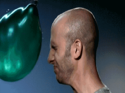 Water Balloon Burst On Face Funny Gif