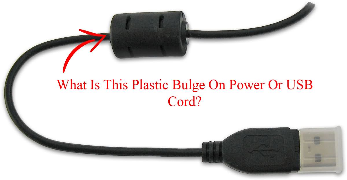 What Is This Cylinder Or Bulge On Power Cord?