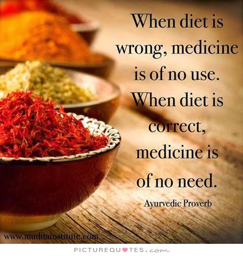 When diet is wrong, medicine is of no use. When diet is correct, medicine is of no need