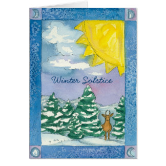 Winter Solstice Greeting Ecard