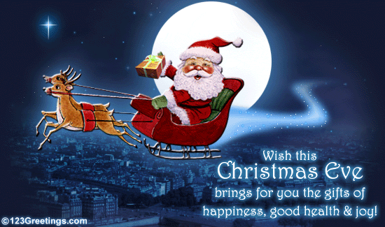 Wish This Christmas Eve Brings For You The Gifts Of Happiness, Good Health & Joy