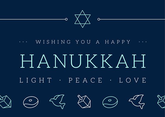 Wishing You A Happy Hanukkah Light Peace Love