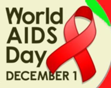 World Aids Day December 1 Red Ribbon Bow