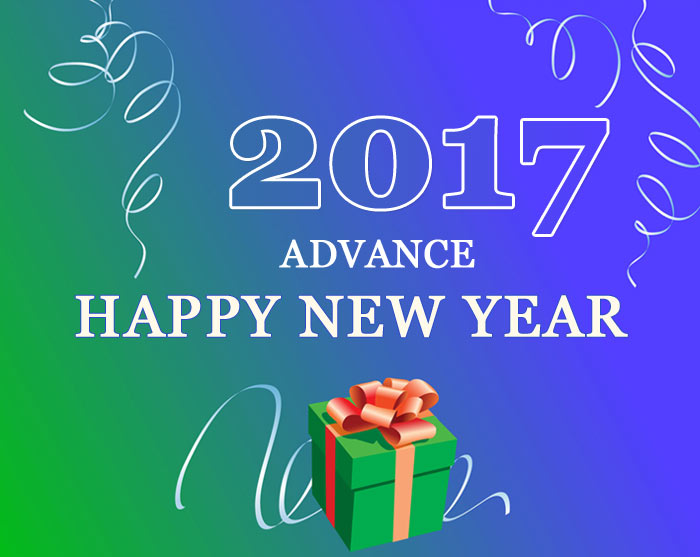 2017 Advance Happy New Year Gift For You