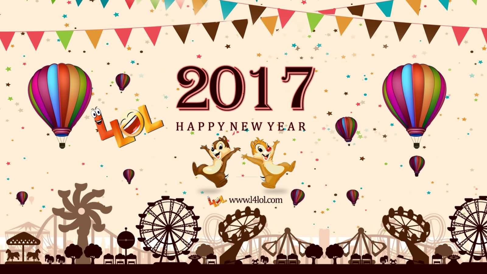 2017 Happy New Year Beautiful HD Wallpaper