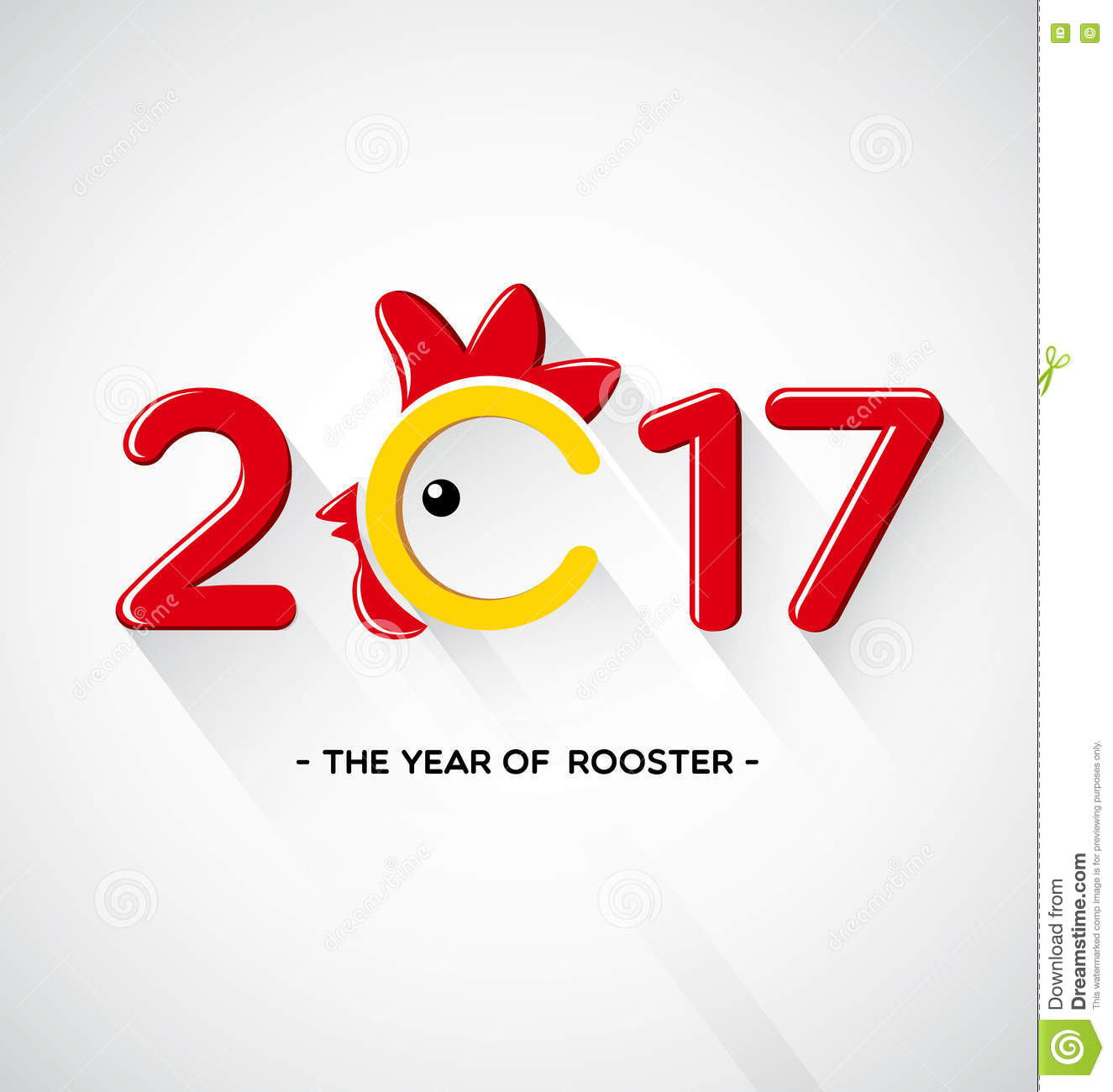 2017 The Year Of The Rooseter Happy New Year