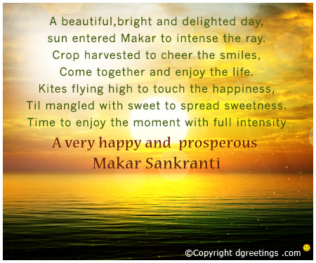 A Very Happy And Prosperous Makar Sankranti