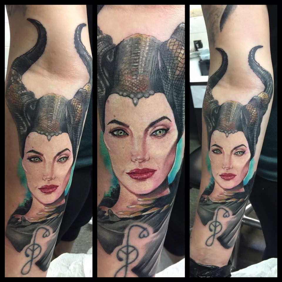 Amazing Character Tattoo by Levi Bell