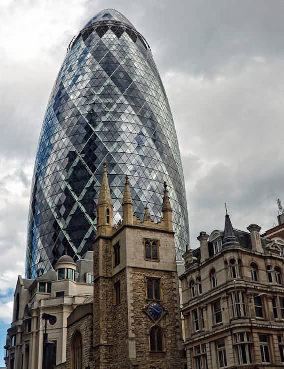 Amazing View Of The Gherkin Building