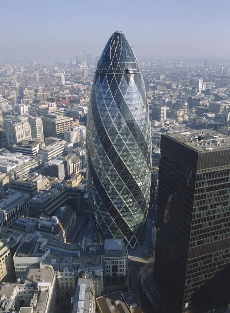 Amazing View Of The Gherkin In London