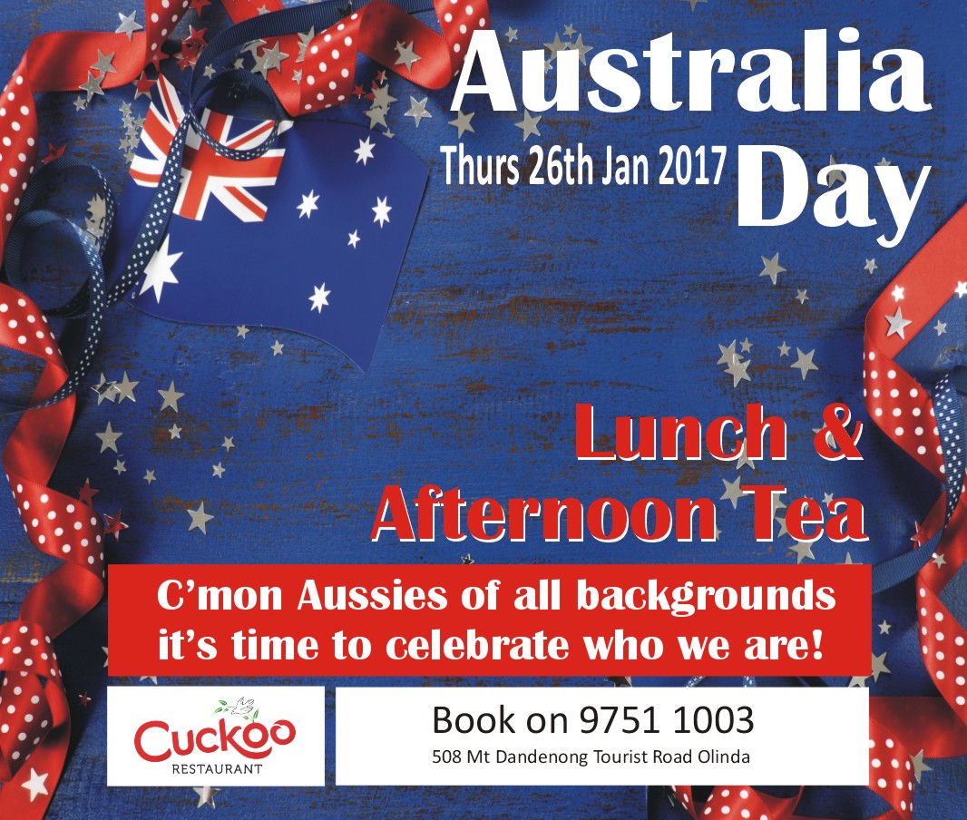 Australia Day 26th Jan 2017 C'mon Aussies Of All Backgrounds It's Time To Celebrate Who We Are