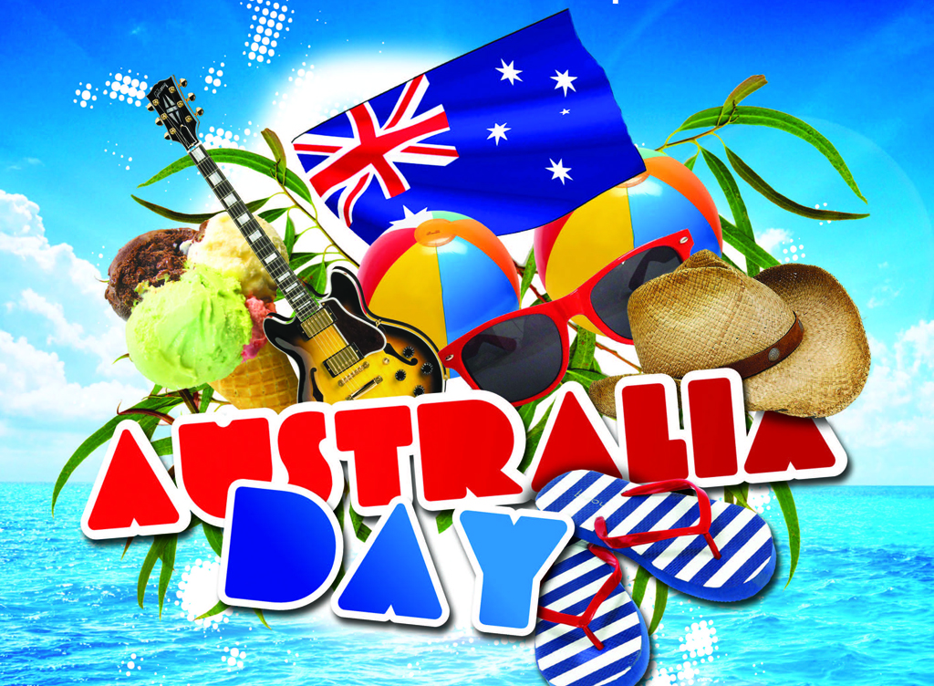Australia Day Beach Party Celebration