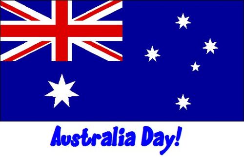 Australia Day Wishes Flag Picture