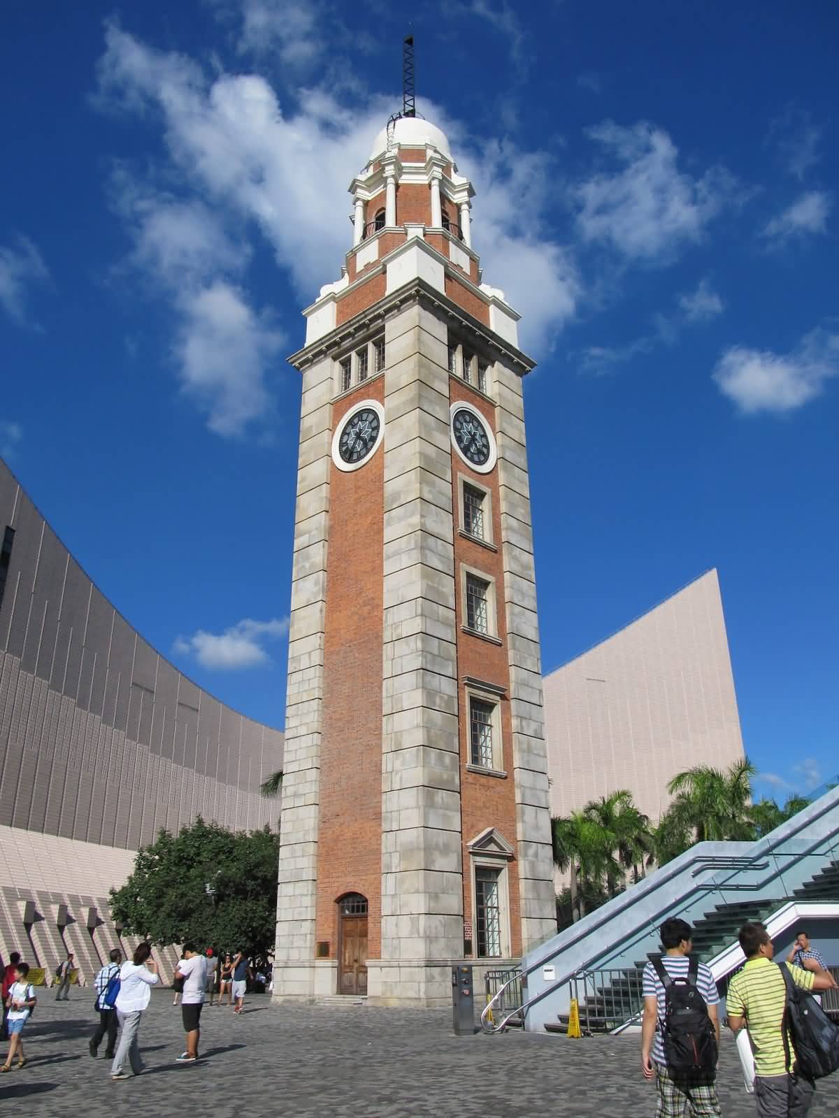 Back View Of Clock Tower