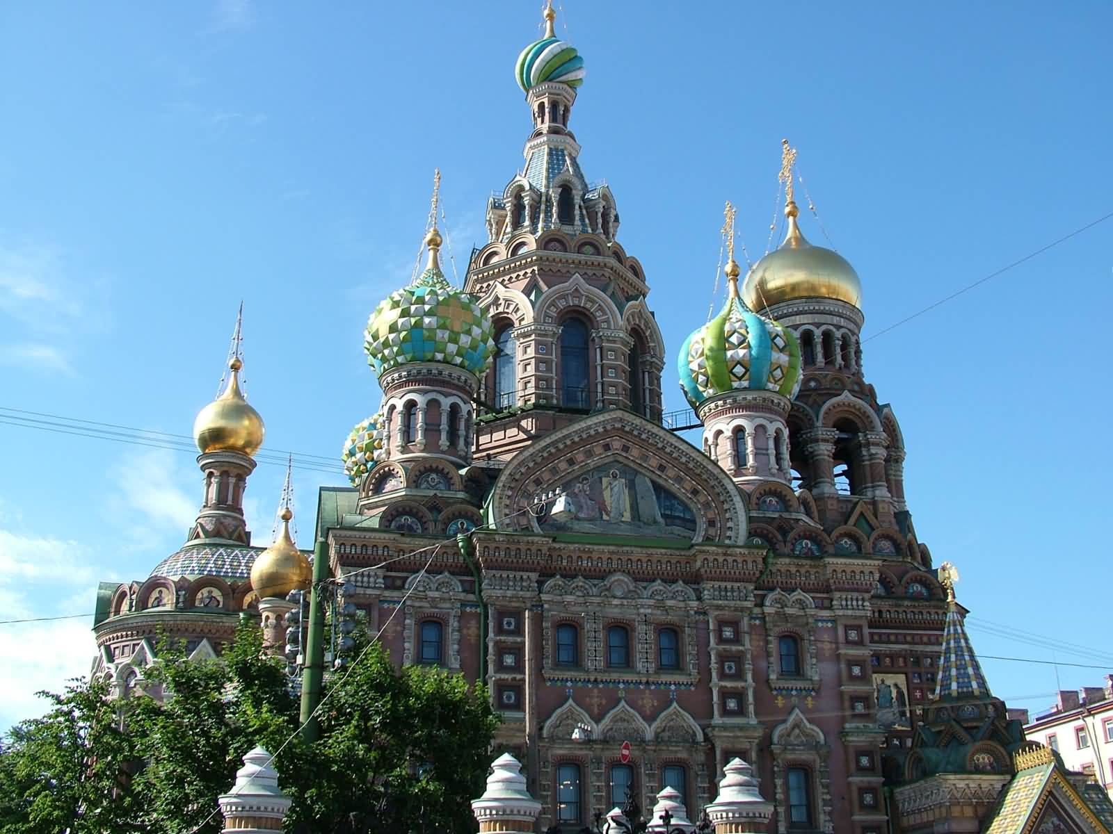Beautiful View Of The Church Of The Savior On Blood