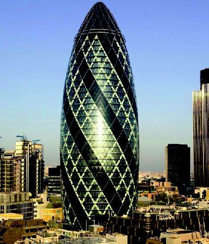 Beautiful View Of The Gherkin Tower