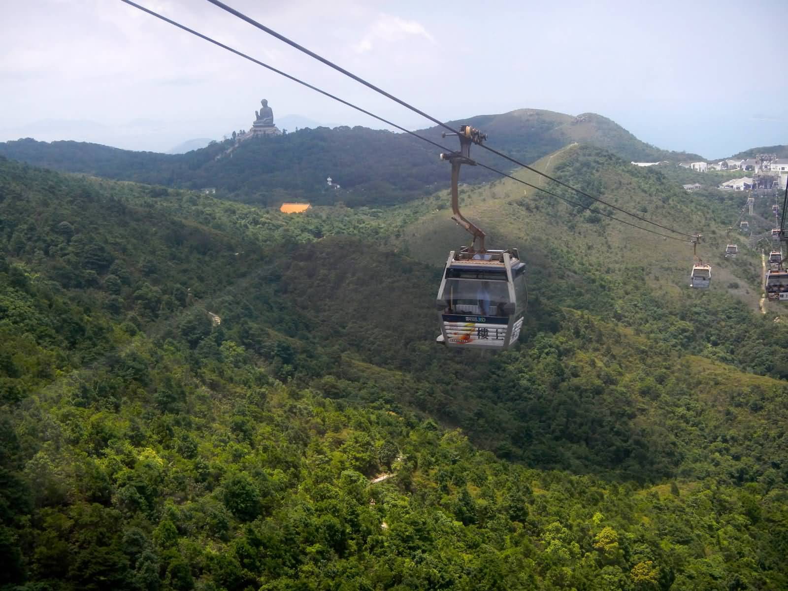 Cable Cars To The Tian Tan Buddha On Lantau Island