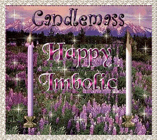 Candlemass Happy Imbolc Glitter