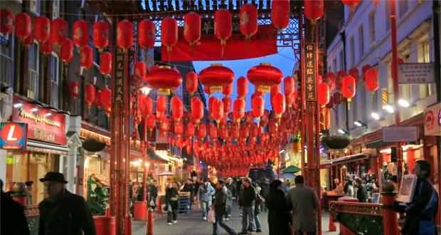 Chinese New Year Decoration At Lisbon