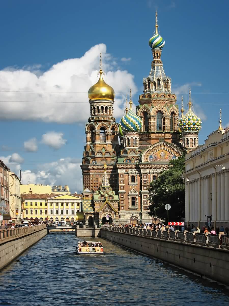 Church Of The Savior On Blood And Griboedov Canal View