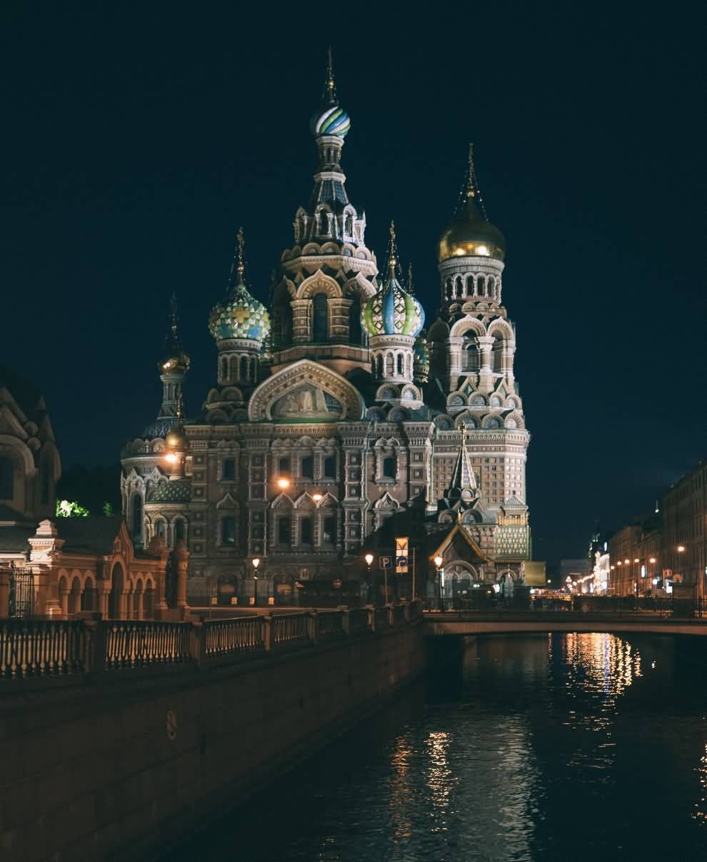 42+ Incredible Night View Pictures Of The Church Of The Savior On Blood