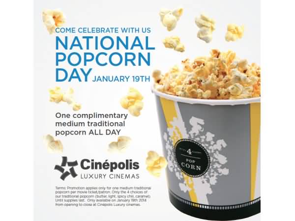 Come Celebrate With Us National Popcorn Day January 19th