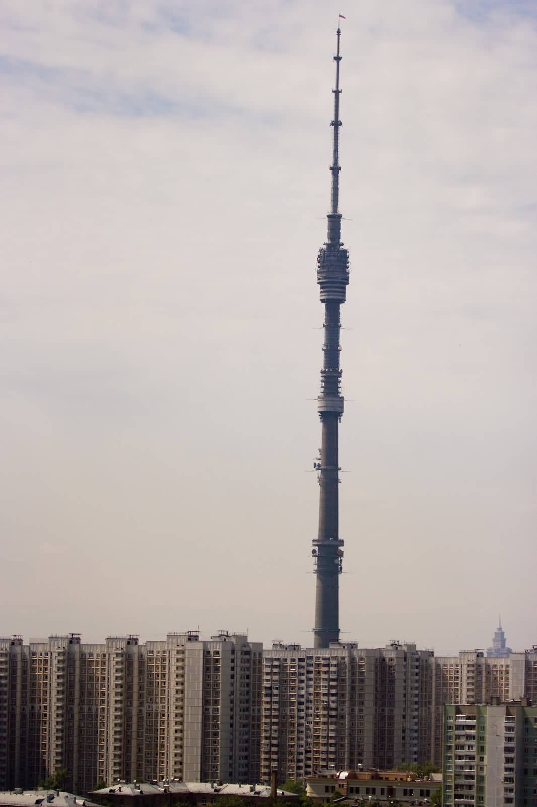 Comparison Of Ostankino Tower With Other Buildings Of Moscow