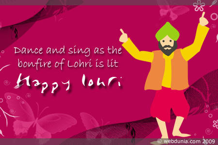 Dance And Sing As The Bonfire Of Lohri Is Lit Happy Lohri