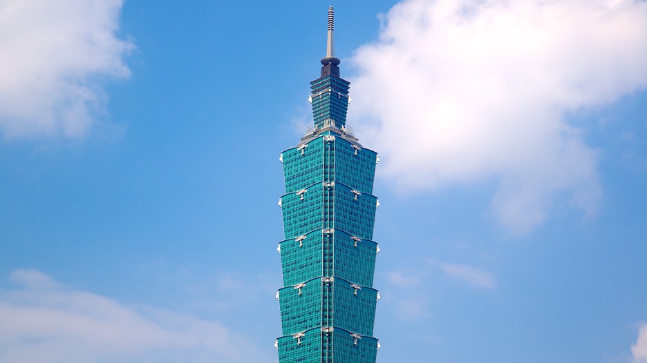 Day Time view Of The Taipei 101 Tower