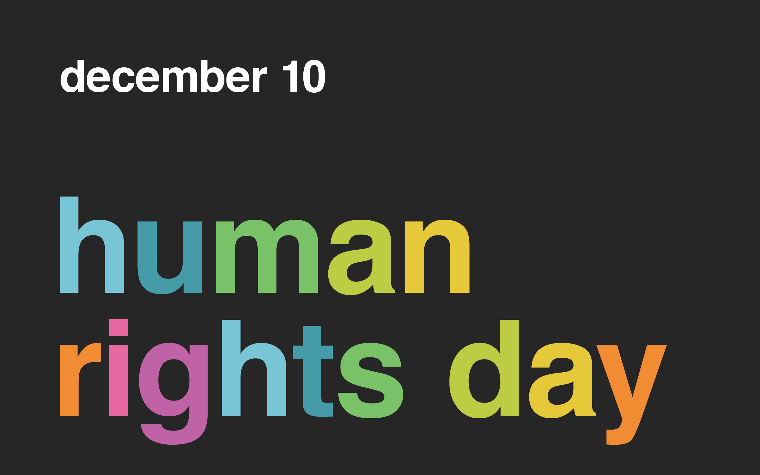 December 10 Human Rights Day