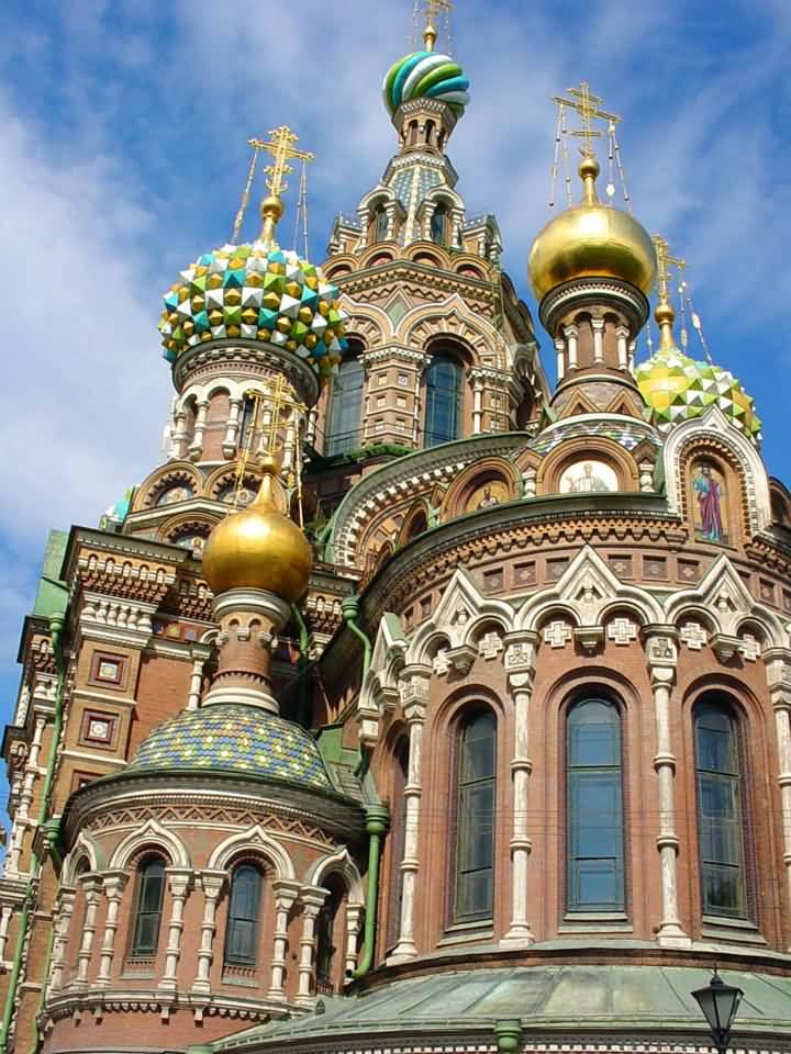 Details Of Church Of The Savior On Blood Exterior View
