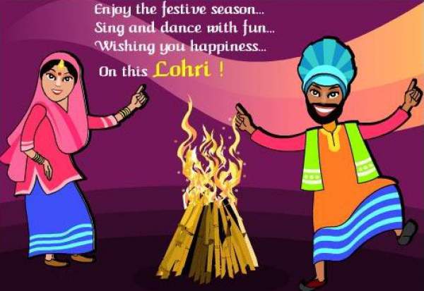 Enjoy The Festive Season Sing And Dance With Fun Wishing You Happiness On This Lohri