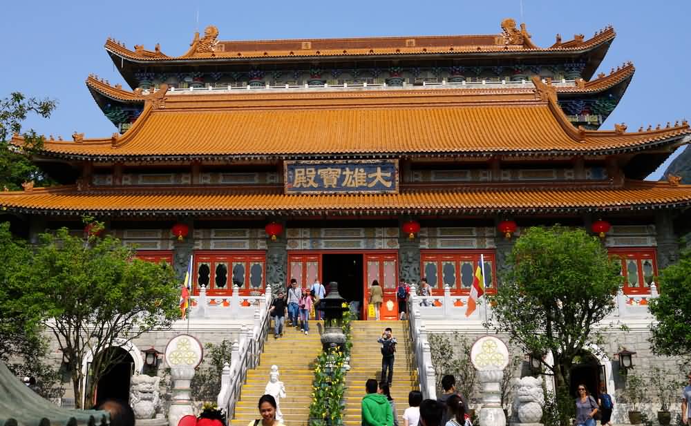 Entrance Of The Po Lin Monastery