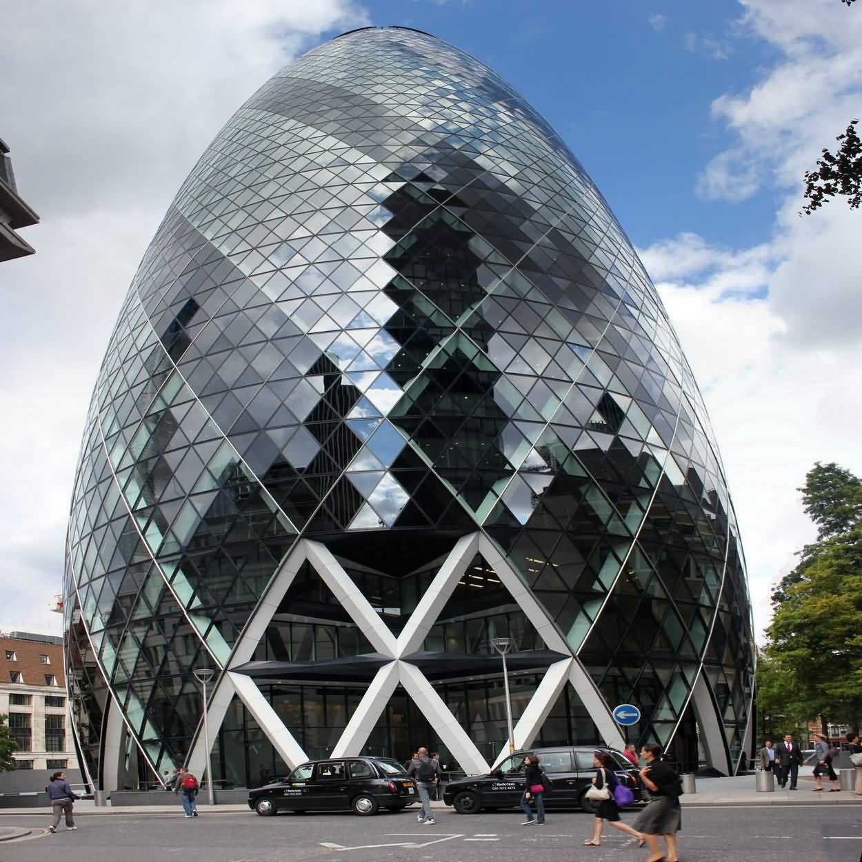Entrance View To The Gherkin