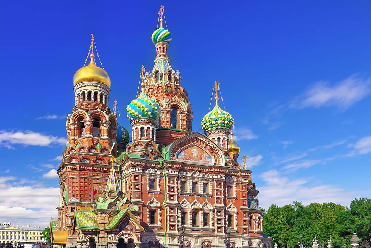 Exterior View Of The Church Of The Savior On Blood