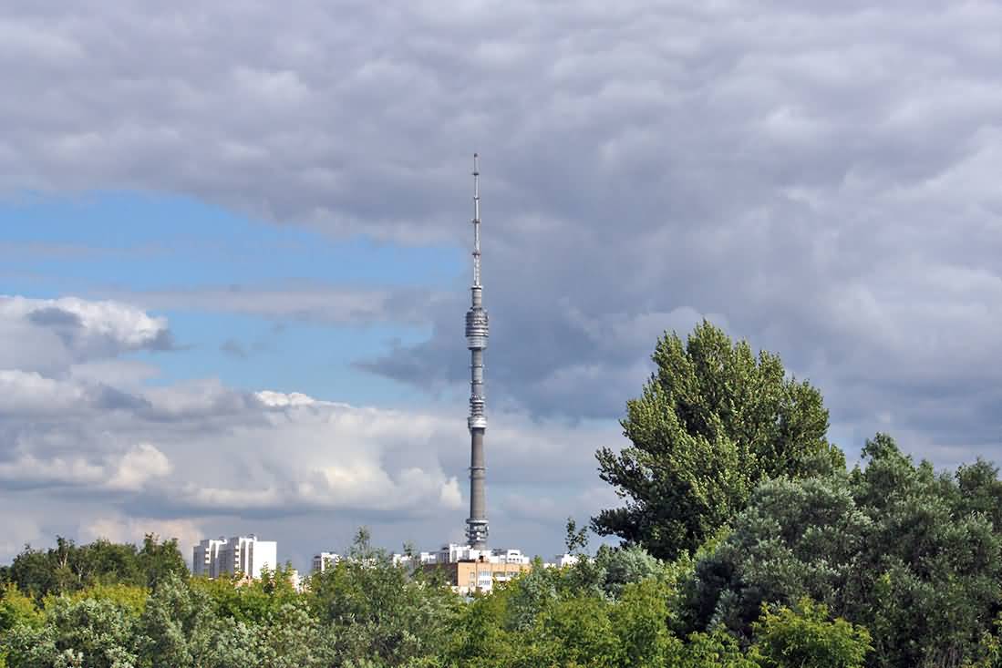 Far View Of Ostankino Tower