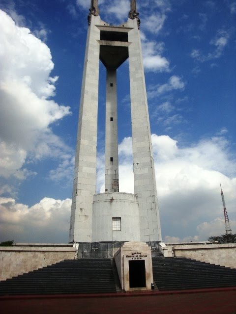 Front Image Of The Quezon Memorial Shrine