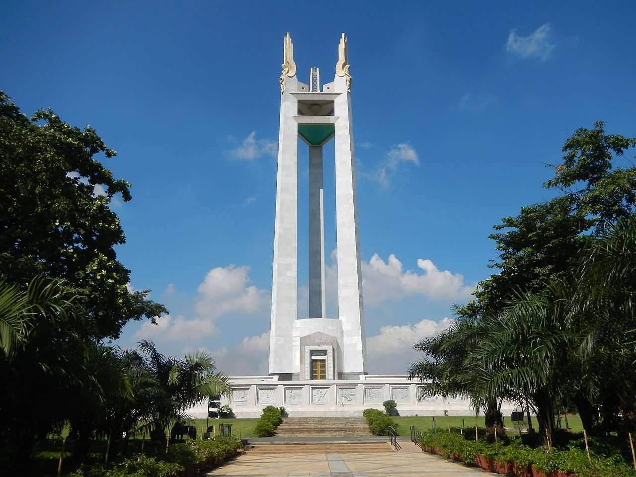 Front View Of Quezon Memorial Shrine In Philippines