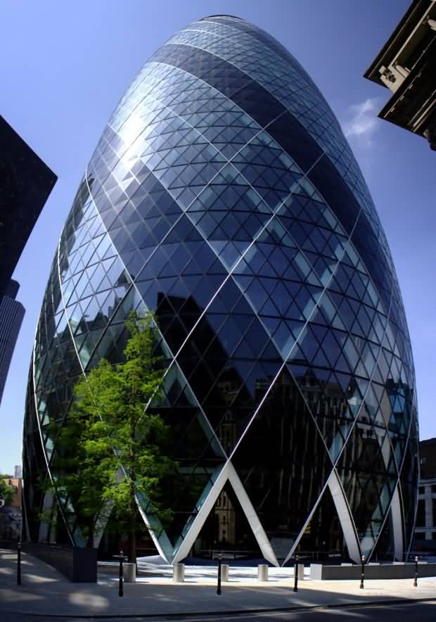 Front View Of The Gherkin