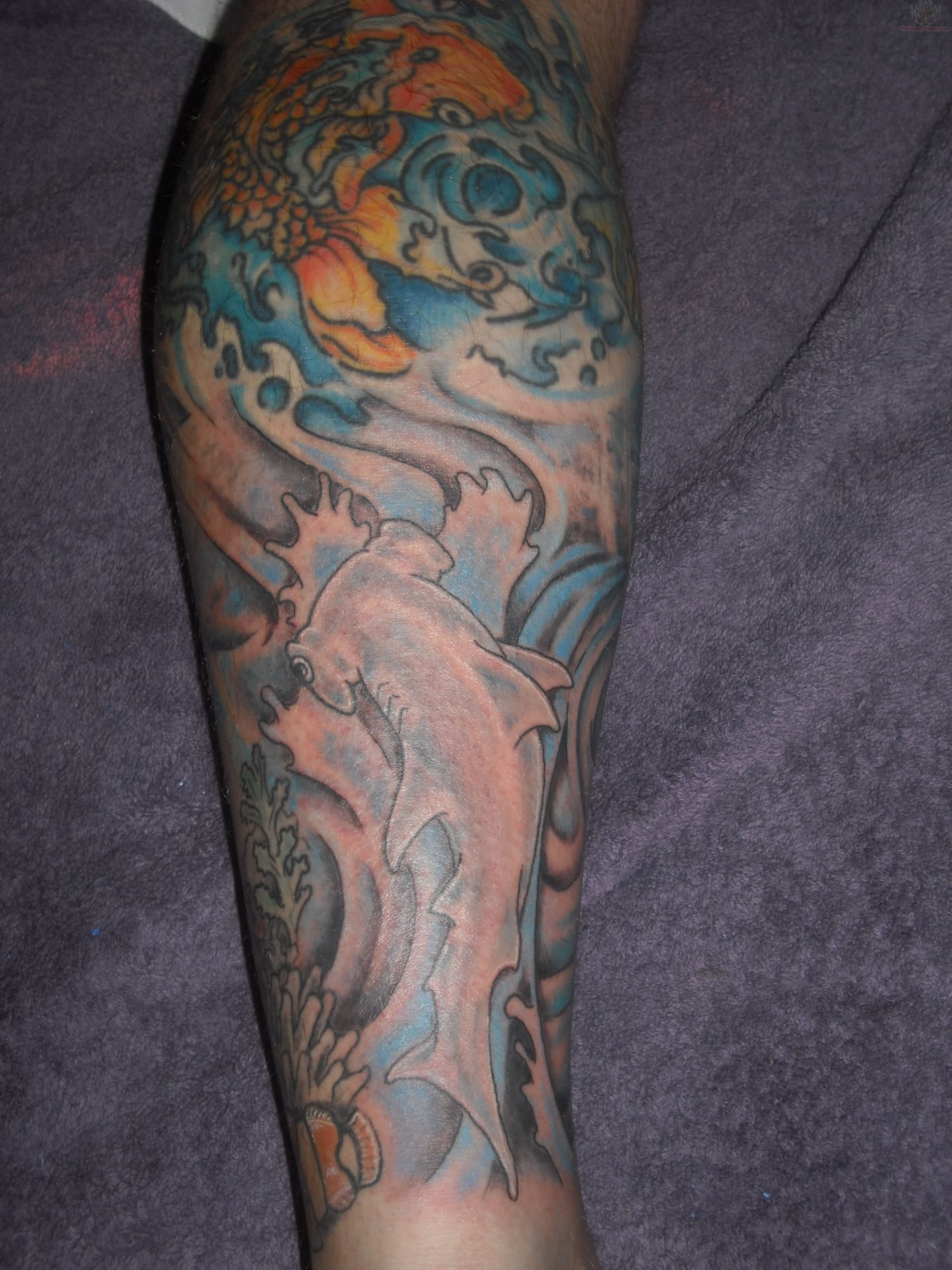 Hammerhead Shark Tattoo Design For Arm