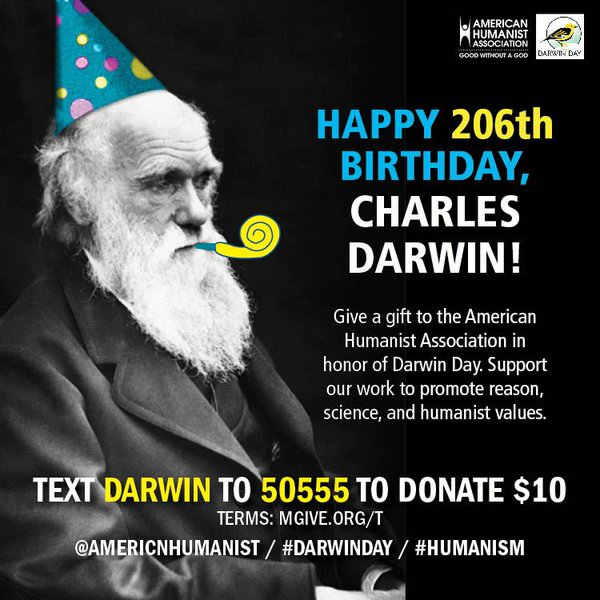 Happy 206th Birthday Charles Darwin