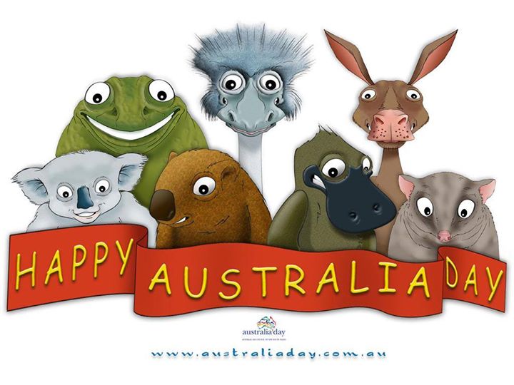 Happy Australia Day Animals