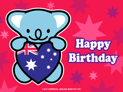 Happy Birthday Australia Koala Bear Picture