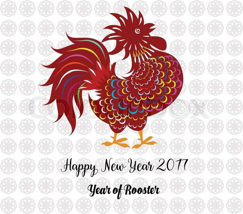 Happy Chinese New Year 2017 Year Of Rooster Picture