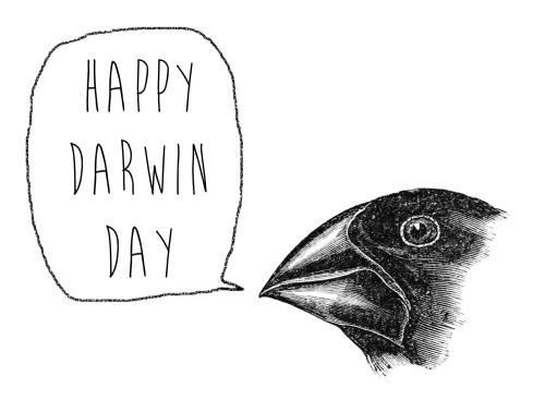 Happy Darwin Day Clipart