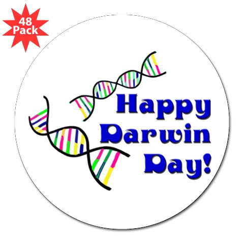 Happy Darwin Day Sticker