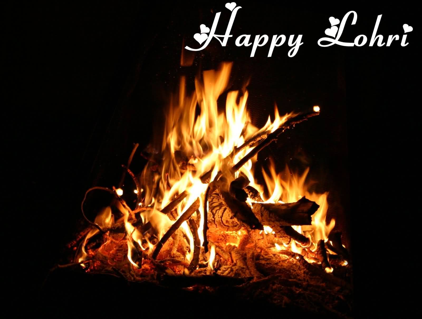 Happy Lohri Bonfire Picture