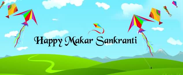 Happy Makar Sankranti Facebook Cover Photo
