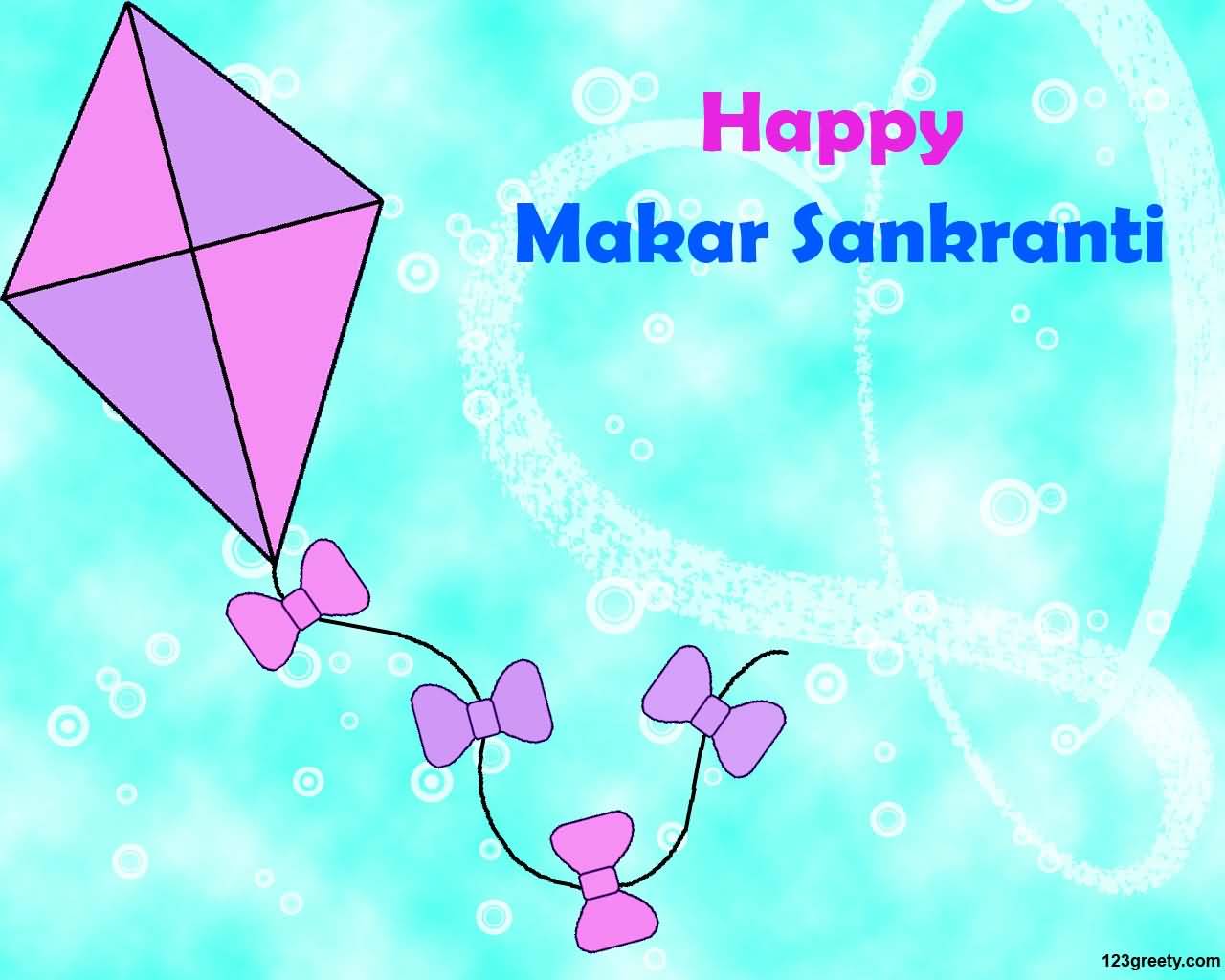 Happy Makar Sankranti Kite Picture