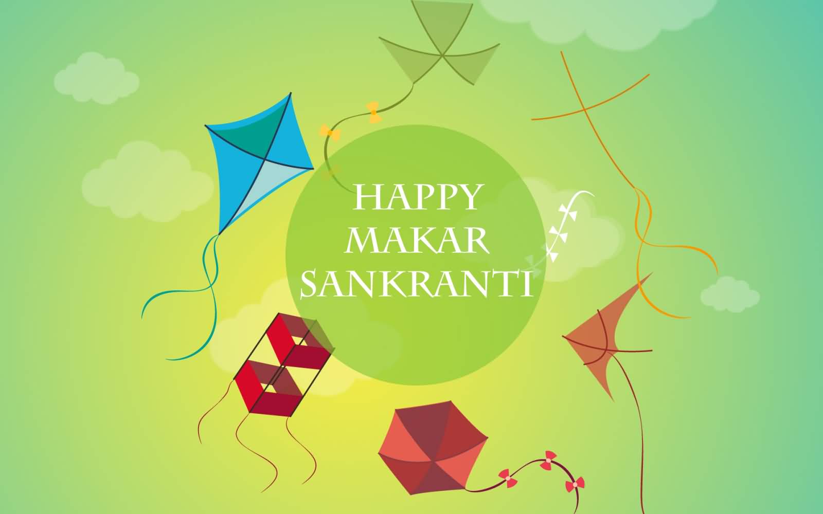 Happy Makar Sankranti Wishes Wallpaper